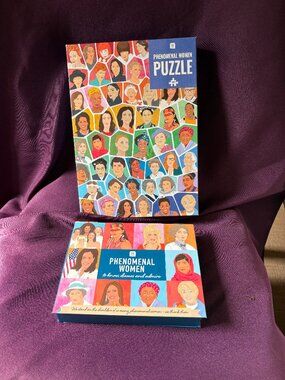 Talking Tables Phenomenal Women Puzzle 1000 Pc + 60 Discussion Cards Bundle
